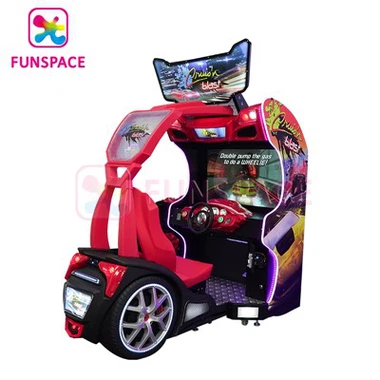Funspace Game Center Arcade با سکه 42 اینچی Ddriving ماشین بازی مسابقه ای